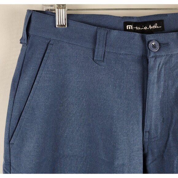 Travis Mathew Shorts Mens 30 Blue Beck Performance Golf Shorts (30x10) NWT - Picture 2 of 8